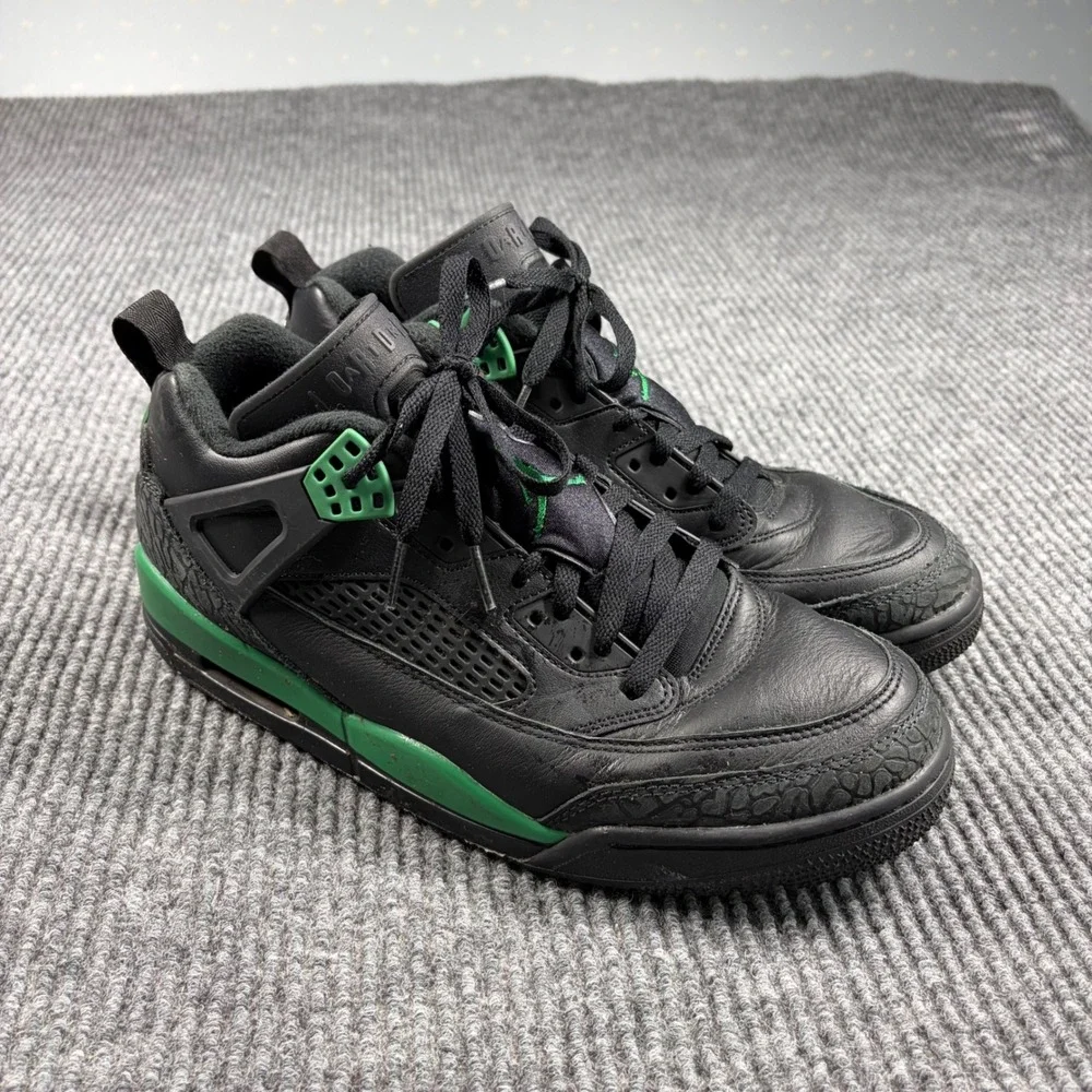 Nike Air Jordan Spizike Low Black Pine Green Sneakers FQ1759-003 Mens Size 10